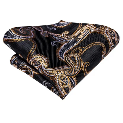 Ascot Tie with Cufflinks and Pocket Square - Image 11