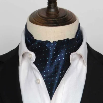 Elegant Formal Shiny Ascot Tie - Image 15