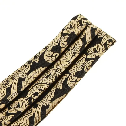 Retro Luxury Print Ascot Tie - Image 7