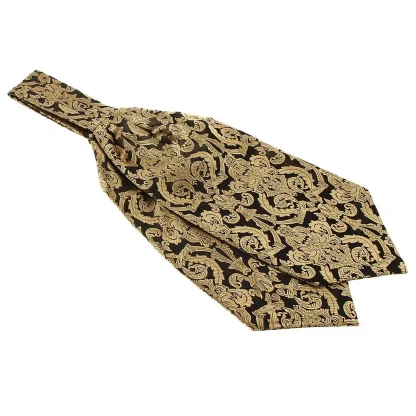 Retro Luxury Print Ascot Tie - Image 5