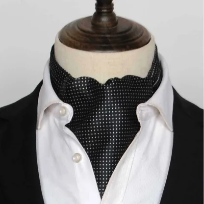 Elegant Formal Shiny Ascot Tie - Image 14