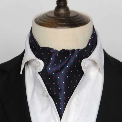 Elegant Formal Shiny Ascot Tie - Image 11