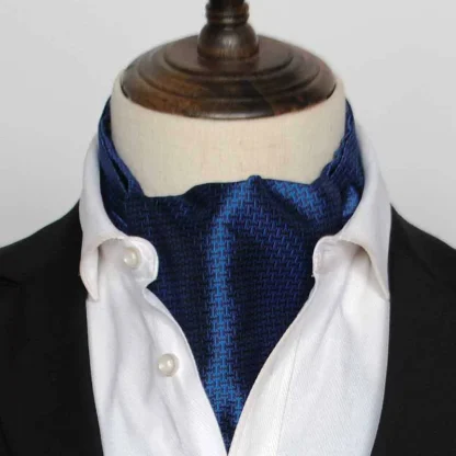 Elegant Formal Shiny Ascot Tie - Image 7