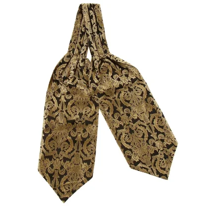 Retro Luxury Print Ascot Tie - Image 4