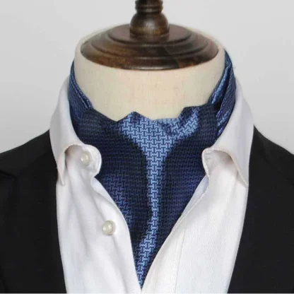 Elegant Formal Shiny Ascot Tie - Image 5