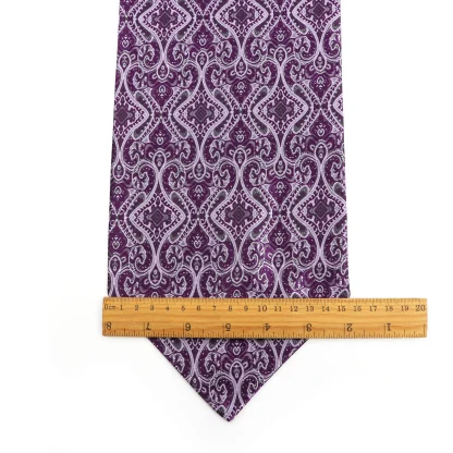 Vintage-style Printed Ascot Tie for Formal Events - Image 3