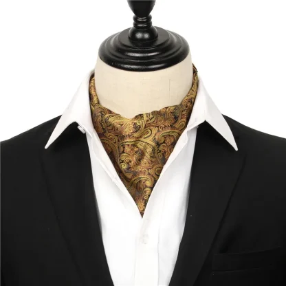 Printed Ascot Tie for Formal Events - Image 4