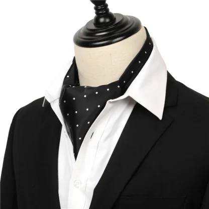 Printed Ascot Tie for Formal Events - Image 2